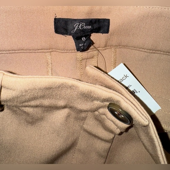 J. Crew | Camel Slim Ankle Trouser Pant (8) - Picture 12 of 14